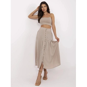 Dámská sukně D73761M50187B béžová - Sublevel