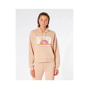 RIP CURL Wave Shapers Hoodie - hnědá