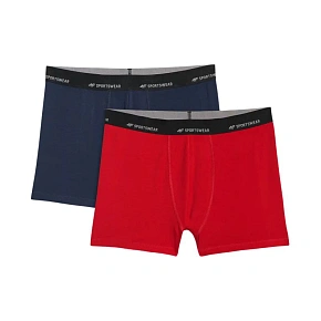 Pánské boxerky 4F M080 2-pack multicolor 4FWMM00UBXSM080 90S Pánské boxerky 4F M080 2-pack multicolor 4FWMM00UBXSM080 90S