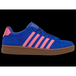 Tenisky K-swiss COURT TIEBRK II SDE DAZZLING BLUE/PINK LEMONADE/GUM-M (99492-480-M)