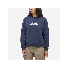Dámská mikina MILLET Chamonix Sweat Crneck W, modrá Dámská mikina MILLET Chamonix Sweat Crneck W, modrá