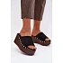 Bota na klínech  DM487 černo-zlaté - Step in style