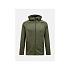Mikina Peak Performance Rider Essentials Zip Hood Sweatshirt - pine needle/pine needle velikost: m