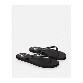 Plážové žabky RIP CURL Icons Of Surf Bloom Open Toe, černé Plážové žabky RIP CURL Icons Of Surf Bloom Open Toe, černé