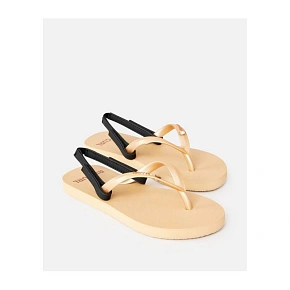 Plážové žabky RIP CURL Premium Surf Bloom O/T-Girl, zlaté Plážové žabky RIP CURL Premium Surf Bloom O/T-Girl, zlaté