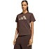 Dámské tričko adidas Animal Graphic, hnědé, KT2676