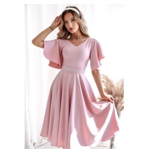 Společenské šaty model 208820 růžové - With You