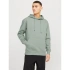 Jack&Jones pánská mikina JJESTAR BASIC SWEAT HOOD NOOS 12208157 ICEBERG GREEN