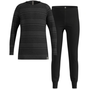 Termoprádlo - Odlo Set long ACTIVE WARM SET velikost 128cm Black