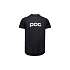 Cyklistické tričko POC Reform Enduro Tee – uranium black, velikost: S