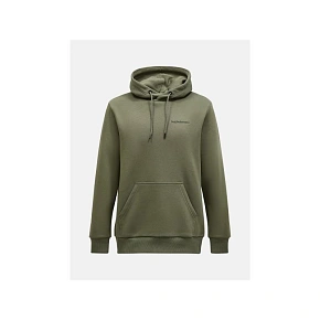 Peak Performance M Original Small Logo Hoo zelená mikina Peak Performance M Original Small Logo Hoo zelená mikina