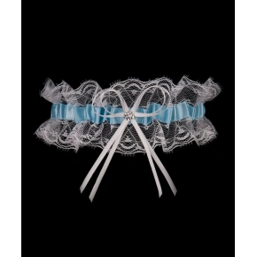 Podvazek PW-27 bílomodrá - Julimex