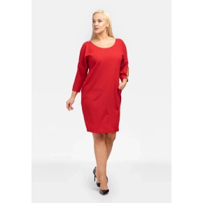 Dámské šaty U869 červené - Karko