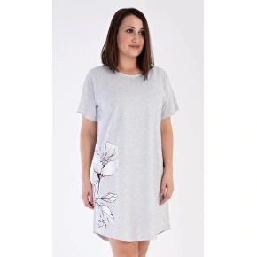 Dámská noční košile Nicol Šedá s potiskem - Vienetta