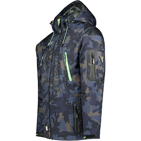 Pánská tmavě modrá softshellová bunda Geographical Norway Techno (WU4549H-GN-NAVY-GREEN) Pánská tmavě modrá softshellová bunda Geographical Norway Techno (WU4549H-GN-NAVY-GREEN)