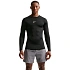 Pánské tričko Nike Dri-Fit Pro s dlouhým rukávem, černé, FB7919 010, 2XL