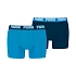 Pánské boxerky Puma Everyday Basic 2p modrá, tmavě modrá 938320 12