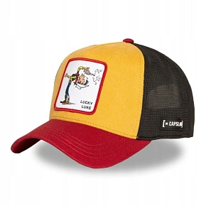 Capslab Lucky Luke Multicolor Trucker baseballová čepice - CL/LCK2/1/PCT/COW