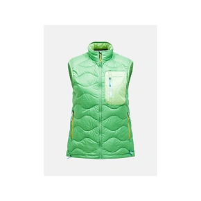 Dámská péřová vesta PEAK PERFORMANCE W Helium Utility Down Vest, zelená