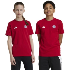 Dětské tričko adidas FC Bayern Mnichov červené IT4138