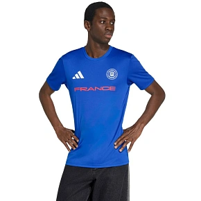Pánské tričko adidas France 26 Jersey blue KH2312 pánské Pánské tričko adidas France 26 Jersey blue KH2312 pánské