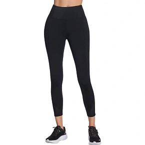 Skechers Tempo High Waisted 7/8 legíny LG83-BLK černé L