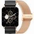 Chytré hodinky Gravity Rose Gold Black 2 Strap GT17-5