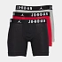 Pánské boxerky Air Jordan Flight Cotton Core, balení po 3 kusech – JM0622-H24