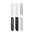 Ponožky Nike Everyday Elevated, 6 párů, šedé, krémové, HQ8021 904, velikosti 43–46