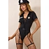Erotický kostým Sexy Police černý - Pure Sin