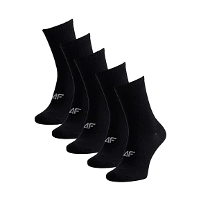 Pánské ponožky 4F M481 5pak deep black 4FWMM00USOCM481 20S