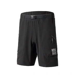 Rockbros šortky YDDK015 s páskem velikost XXXL - černé Rockbros šortky YDDK015 s páskem velikost XXXL - černé