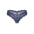 Dámská tanga Nightly Blue Crotchless Thong tm. modré - Obsessive