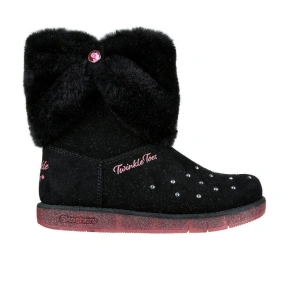 Boty Skechers GLITZY GLAM COZY CUDDLERS JR 314851L-BLK