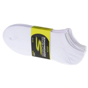 Skechers 3pk No Show Stretch Socks S101715-WHT White 41-46