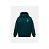 Pánská mikina PEAK PERFORMANCE M Terry Graphic Hood, zelená barva
