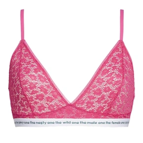 Dámská nevyztužená podprsenka Unlined Triangle QF5196E-TZX - Calvin Klein