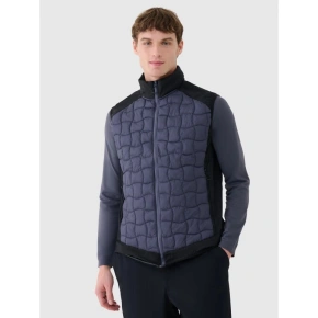 Pánská péřová trekingová vesta s výplní Primaloft Black 4F 4FWSS25TVJAM177-22S pánské Pánská péřová trekingová vesta s výplní Primaloft Black 4F 4FWSS25TVJAM177-22S pánské