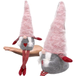 DÁMA TRPASLÍK S HUŇATÝM KLOBOUKEM 45+36CM