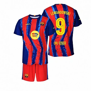 FC Barcelona Robert Lewandowski dres set šortky junior box 2025/26 BC59EL dětské FC Barcelona Robert Lewandowski dres set šortky junior box 2025/26 BC59EL dětské