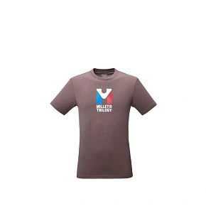 Pánské tričko MILLET Chamonix Tri Ts Ss M, fialovo-švestková barva