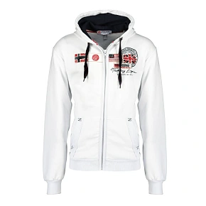 Pánská mikina Geographical Norway GORMA MEN 100 EO +BS (WT1880H/GN-WHITE)