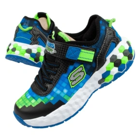 Boty Skechers Minecraft LED Jr 402204L/BBLM Boty Skechers Minecraft LED Jr 402204L/BBLM