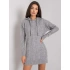 Dámské šaty s kapucí 7099 - RUE PARIS
