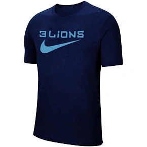 Pánské tričko Ent Swsh Fed WC22 M DH7625 492 tm. modré - Nike