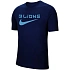 Pánské tričko Ent Swsh Fed WC22 M DH7625 492 tm. modré - Nike
