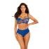 Dámské dvoudílné plavky Bali 2 S730BL2-4 modrá-květy - Self