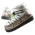 D.Franklin snow boots women winter fashion insulated boots silver dámské