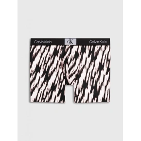 Pánské boxerky 000NB3406A AC2 černo-bílé - Calvin Klein