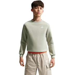 Dětská mikina Nike Sportswear Club Fleece světle zelená FD3006 304